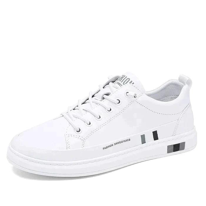 Promoção compre 1 leve 2  Tênis Masculino Flat Couro Legítimo