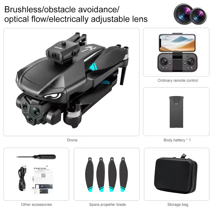 Novo drone m33 max profissional 4k/6k hd câmera dupla 5g wifi gps | PROMOÇÃO