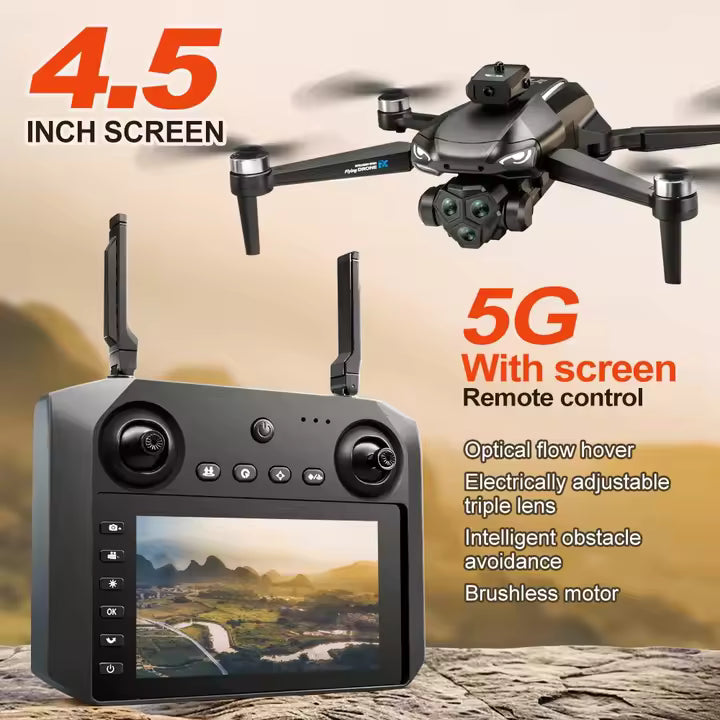 Novo drone m33 max profissional 4k/6k hd câmera dupla 5g wifi gps | PROMOÇÃO