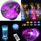 Kit Luminárias de Piscina RGB | Sem Fio Com Controle Remoto