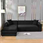Capa para Sofá Suede Preto Impermeável para Sala