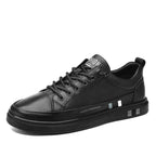 Promoção compre 1 leve 2  Tênis Masculino Flat Couro Legítimo