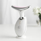 Massageador Elétrico Facial com Fototerapia Anti-Rugas