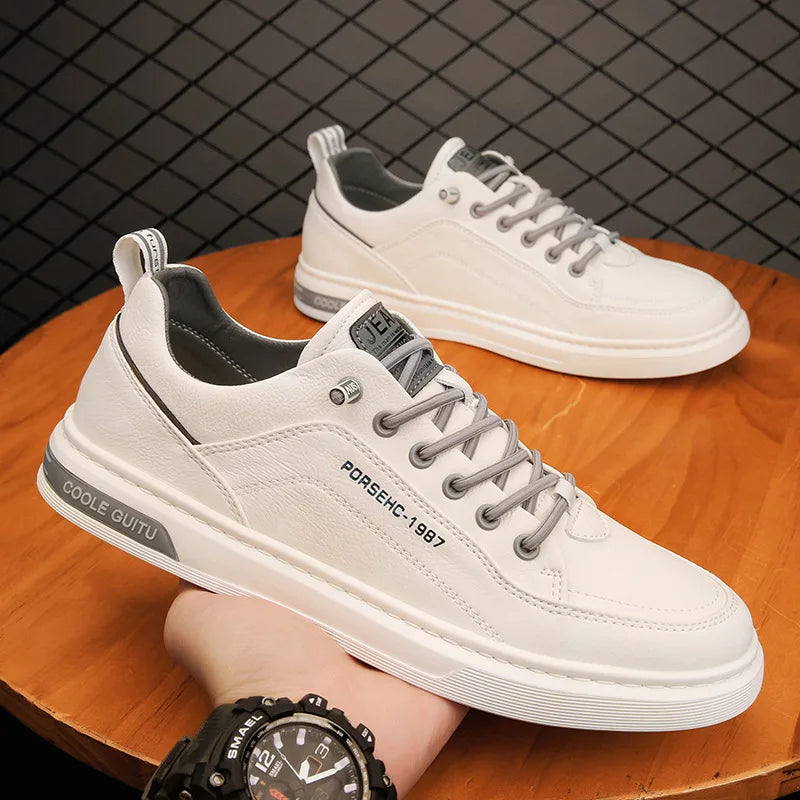 Tênis Masculino de couro Conforto Absoluto Dellirium