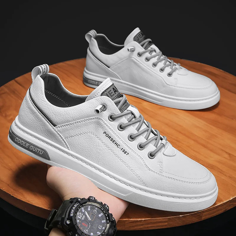 Tênis Masculino de couro Conforto Absoluto Dellirium